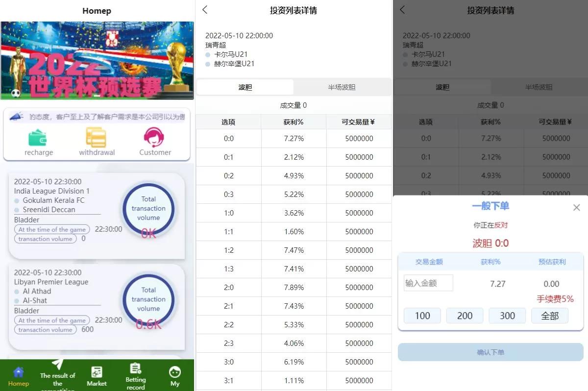 【新版反波胆系统源码】usdt充值/双语言球盘/足球下注系统-精品海外源码