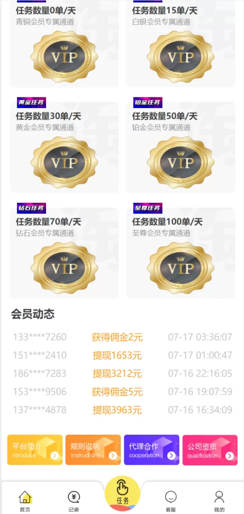 图片[2]-【经典版任务抢单源码】抢单任务系统/余额宝/商城系统-精品海外源码
