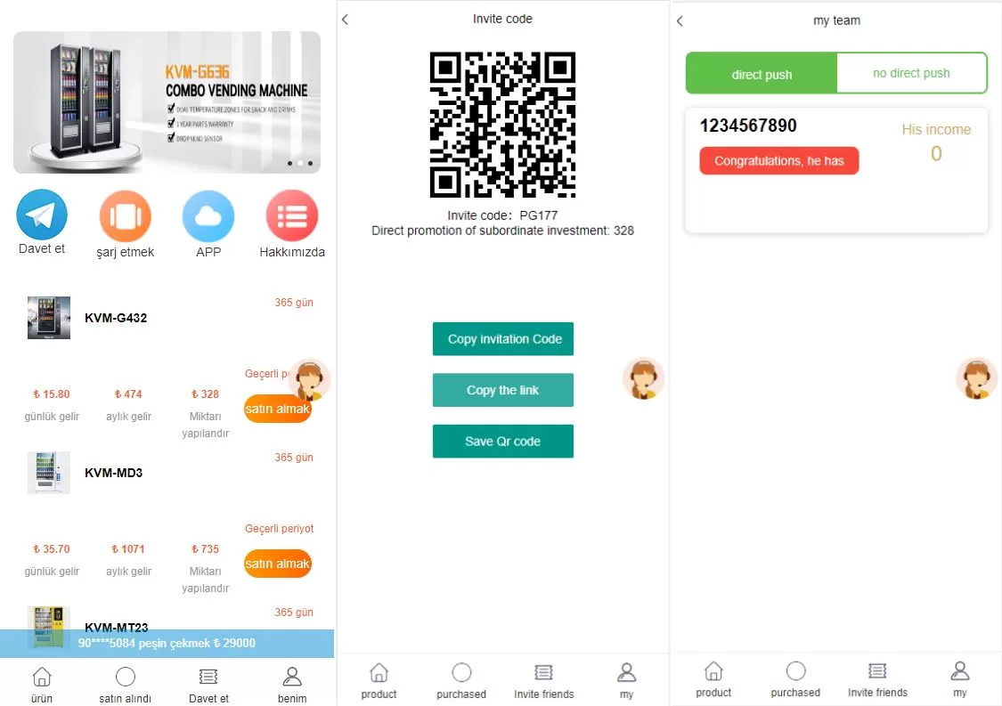 【海外版理财分红源码】共享投资源码/充值赠送/注册红包/三级代理-精品海外源码