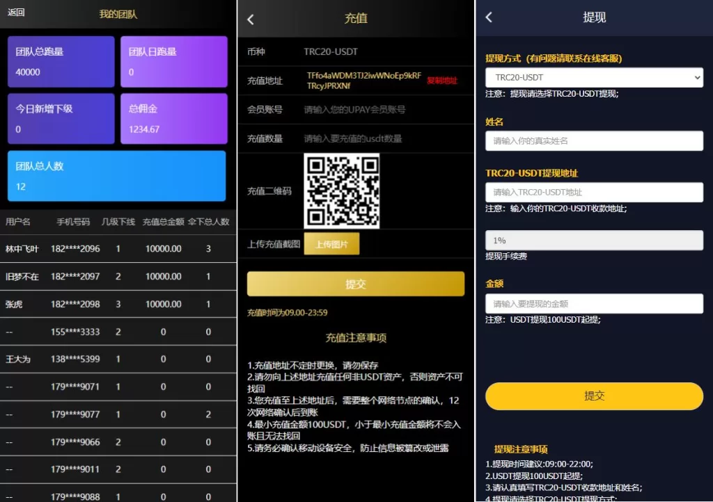 图片[2]-【跑分系统】二开版USDT抢单系统/自动匹配订单/USDT跑分系统-精品海外源码